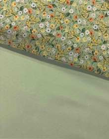 Resim Evmila Minik Çiçekler Desenli Nevresim Takımı - 160x220cm Nevresim +50x70cm Yastık Kılıfı+90x190cm Çarşaf 