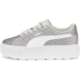 Resim Puma 388453-01 Karmen Glitz Jr Kadın Sneaker Spor Ayakkabı Gri 