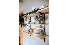 Resim Beasym Ağır Yük Raf Altı Ayak Raf Tutucu Destekli L Demir 20 x 40 cm Siyah Montaj Aparatı (4 Adet) 