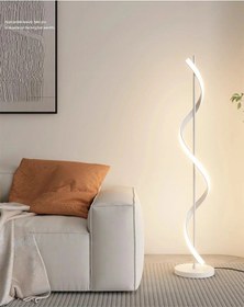 Resim Kordon Beyaz Kasa Ledli Köşe Lambader Beyaz 