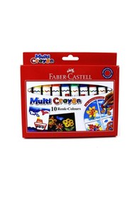 Resim Faber Castell 10 Renk Multi Crayon Pastel Boya 112010 