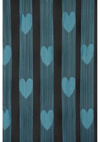 Resim Kalpli Model Turkuaz Renk Ip Perde Hazır Ip Perde 300x280 