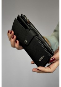 Resim Galb Leather Büyük Boy Lakoste Deri Fermuarlı Bozuk Para Gözlü 20 Kart Kapasit 001 