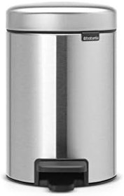 Resim Brabantia Newıcon Fpp Matt Steel Pedallı Çöp Kutusu 3L BRA 112164 168 x 230 