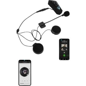 Resim Astraltech Intercom Bluetooth Kask Kulaklık Motosiklet Kulaklık 5.0 Bluetooth 