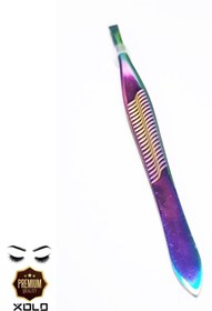 Resim Xolo Rainbow Akustik Cımbız Serisi Düz İnce Uçlu Cımbız Kıl Tüy Sakal Kaş Cımbızı XLC524 