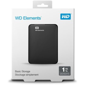 Resim WESTERN DIGITAL Wd 1TB 2.5 Usb3.0 Wdbuzg0010Bbk Elements Siyah Harici Harddisk 