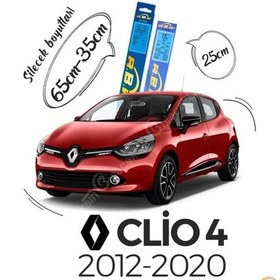 Resim Ön Ve Arka Silecek Seti Renault Clio 4 2012-2020 Ile Uyumlu 