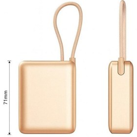 Resim 10.000mah Lcd Göstergeli Type-c Giriş &amp Çıkışlı 20w Dahili Type-c Kablolu Powerbank Standart 