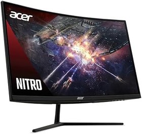 Resim Acer Nitro EI322QURPbmiippx 80cm 31.5 inç ZeroFrame QHD Curved 1500R 165Hz FreeSync Premium Pro DisplayHDR 400 VA LED 2xHDMI 2xDP MM Audio out EURO Siyah Acer EcoDisplay Gaming Monitor 