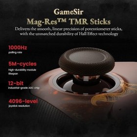 Resim GameSir G7 Pro Kablolu 3 Mod TMR Sticks, Hall Effect Analog Controller Xbox Series X|S, Xbox One, Android ve Windows Dragon's Dogma 2 Edition 