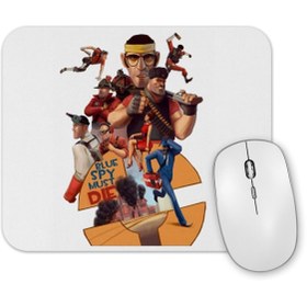 Resim Baskı Dükkanı Team Fortress 2 Blue Spay And Re Mouse Pad 