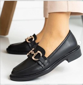 Resim Nesil Shoes Palm 914 Siyah Makosen Kadın Ayakkabı-siyah Siyah 