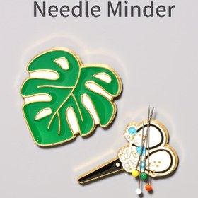 Resim 1 adet Dikiş, Nakış ve Çapraz Dikiş için Manyetik İğne Hatırlatıcı - Renkli Taşlarla Donatılmış Alaşım DIY El Sanatları Aracı, İğne Toplama ve İğne İşleme Düzenleme için Mükemmel 