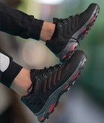 Resim Riccon Siyah Kırmızı Unisex 3d Rubber Trekking Ayakkabı 00128060 