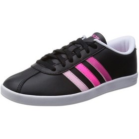 Resim Adidas Vlcourt W F76617 Siyah Pembe Siyah - Pembe 