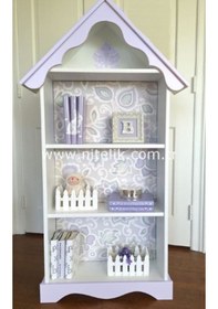 Resim NİTELİK MOBİLYA KORO MDF LAKE MONTESSORİ RAF KİTAPLIK 