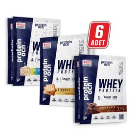 Resim PROTEINOCEAN Whey Protein Karma Kutu 6x25g 