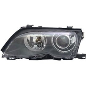 Resim Bmw 3 Serisi E46 Ön Far Elektrık Motorlu Xenon Siyah Sol.01-04 63127165775 