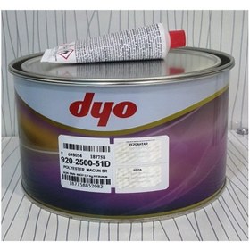 Resim Dyo 2500 Polyester Macun Sarı 2.7 Kg 4 Adet Celik Macun 1Koli 