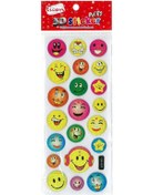 Resim Ticon 3d-9 Ifade Şekilli-3 Puffy Sticker 177560 