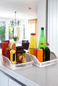 Resim Hayveys Mutfak Ve Banyo Tezgah Üstü Çok Amaçlı Raf Sepet 4,85 Lt ( L 32 ) 