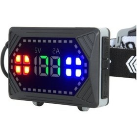 Resim 20000 Lümen Şarjlı Kafa Lambası Çok Renkli 