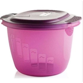 Resim Tupperware Mor Gurme Makarna Yuvarlak Mikrodalga 