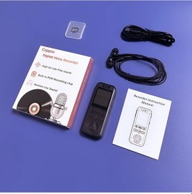 Resim Topshop1 Digital Voice Recorder Dark Gray 64gb Kompakt Taşınabilir Ses Kayıt Cihazı Gürültü Azaltma İle 9000 Saat Kayıt Kapasitesi 