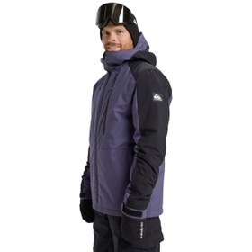 Resim Quiksilver Mission Block Jk Erkek Mor Snowboard Ceketi 