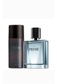Resim Avon prime EDT 75 ml erkek parfüm ve 150 ml sprey deodorant 2 li set 