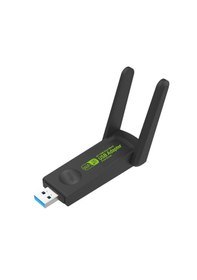 Resim Dual Band Usb 3.0 Adaptör Kablosuz Wifi Alıcı Ac1300 Wireless Adaptör 