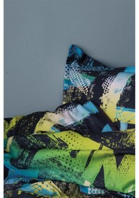 Resim Aqua 210 Tc 83 Tel Dijital Pamuk Saten Tek Kişilik Nevresim Takımı Çok Renkli 