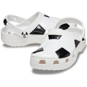 Resim 210023-103 Crocs Classic Soccer Ball Clog T Çocuk Terlik Beyaz 210023-103 Beyaz Siyah 