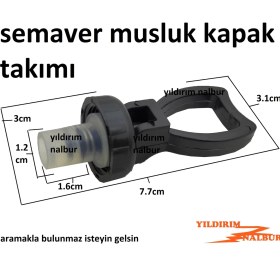 Resim Yıldırım Çaycı Semaver Musluğu Kapak Takımı 