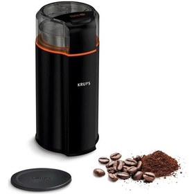 Resim Krups Gx3328 Silent Vortex Elektrikli Kahve Ve Baharat Öğütücü 3'ü 1 Arada, Sessiz, Çıkarılabilir Kap Kahve Değirmeni & Öğütücüler Çok Renkli 