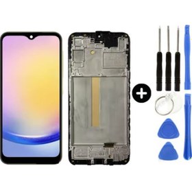 Resim Samsung A25 Sm-a256e Uyumlu Çıtalı Servis Lcd Ekran Dokunmatik + Tamir Seti 