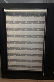Resim Clariss İŞLEMELİ ZEBRA PERDE KREM - 30 x 40 - ZEBRA11955.03.190.200 