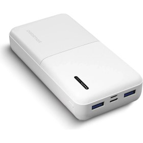 Resim Polosmart PBS132 LED Göstergeli 2 USB 1 Pd Çıkışlı Taşınabilir Şarj Cihazı Powerbank Beyaz 