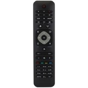Resim Philips 47Pfl6188K/12 Uyumlu Yedek Klavyesiz Televizyon Kumandası 