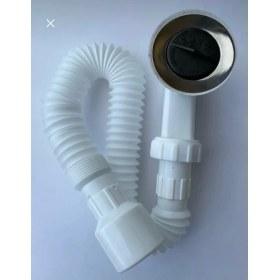 Resim Fourb Körüklü Duşakabin Sifonu 50LIK Çıkışlı 70CM 