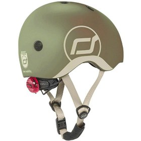 Resim Scoot and Ride Helmet Bebek Kaskı XXS-S Olive 181206-00007 