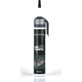 Resim Divortex Rtv Gri Sıvı Conta Otomatik Tetikli 200 Ml. 