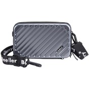 Resim Mini Seyahat Sert Kabuk Makyaj Çantası Abs + Pc Taşınabilir Kozmetik Telefon Crossbody Çanta 