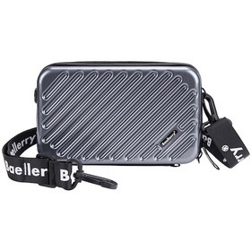 Resim Mini Seyahat Sert Kabuk Makyaj Çantası Abs + Pc Taşınabilir Kozmetik Telefon Crossbody Çanta 