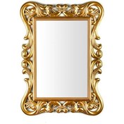 Resim Dekoratif Küçük Kare Ayna Gold 54 67 Gold 