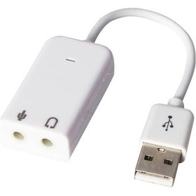 Resim Usb Ses Kartı Usb Den Kulaklık Microfon Baglama 