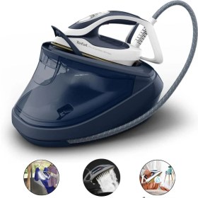 Resim Tefal 2700W Yüksek Performanslı Mavi Renkli Profesyonel Buhar Kazanlı Ütü - Durilium Airglide Kaygan Taban, Şok Buhar Gücü, Kilitli Taşıma ve Eko Modu 