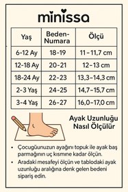 Resim Minissa Çocuk Ve Bebek, Panduf, Kışlık Peluş Yumuşak Ev Botu Kaymaz Taban Patik 