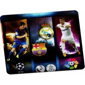 Resim Panorama Ajans Messi ve Ronaldo Fcb Bercelona Real Madrid Tasarım Mouse Pad 